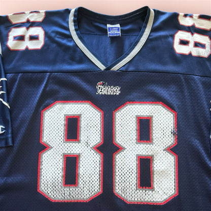 Vintage Champion NFL New England Patriots Terry Glenn Football Jersey Mens 48 XL
