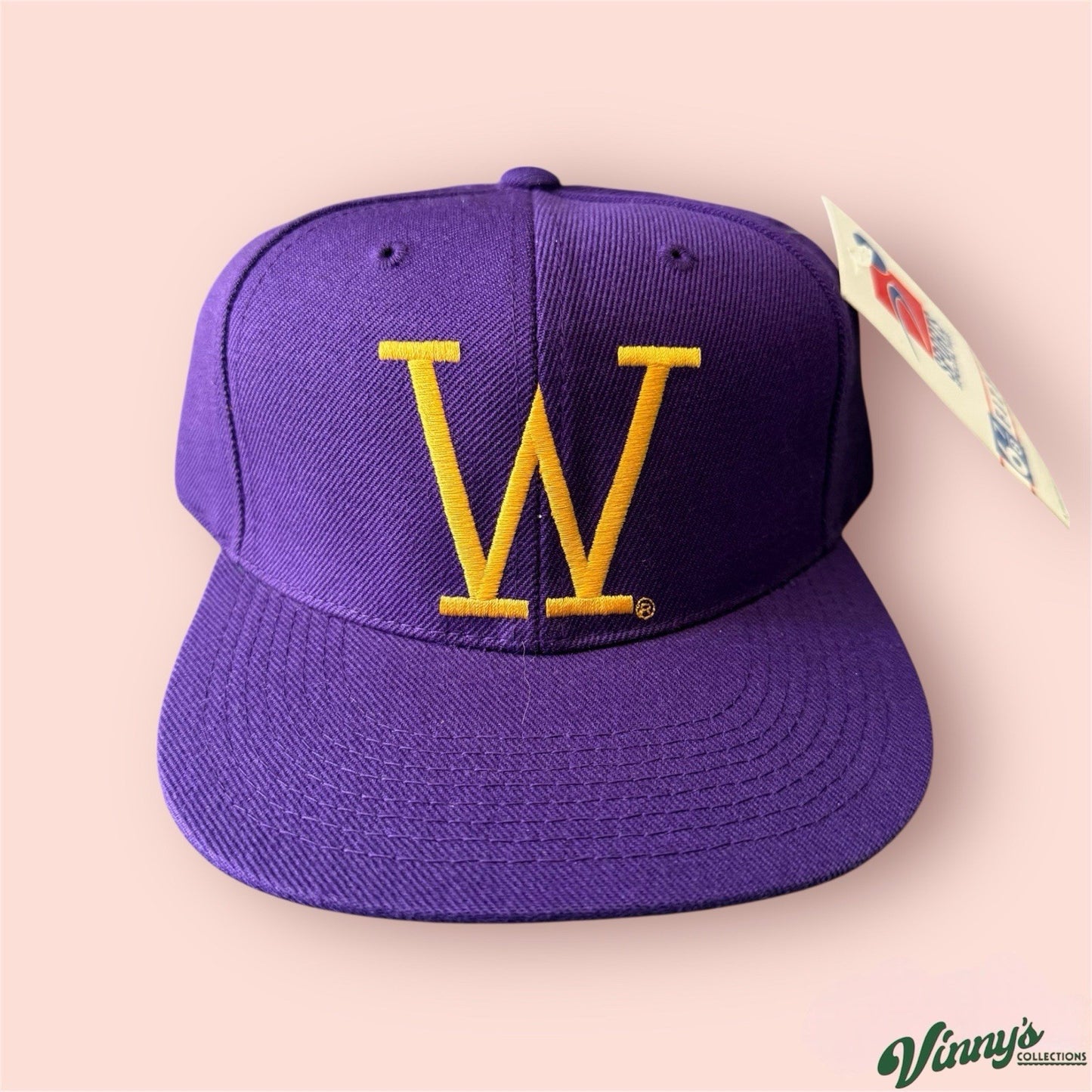 Vintage NCAA Washington Huskies College Fitted Hat 6 7/8
