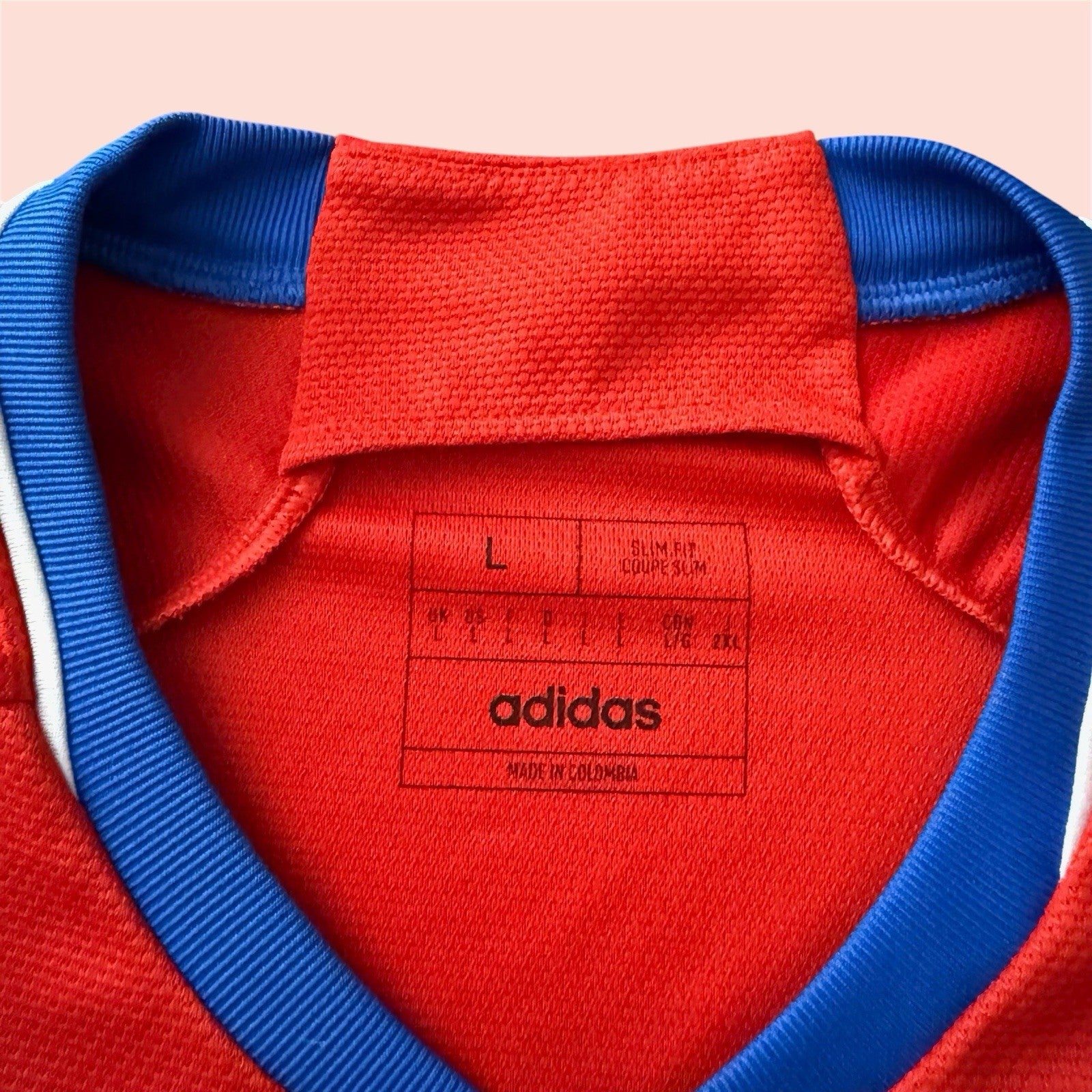 Adidas 2022 Chile National Soccer Kit Jersey Mens Large
