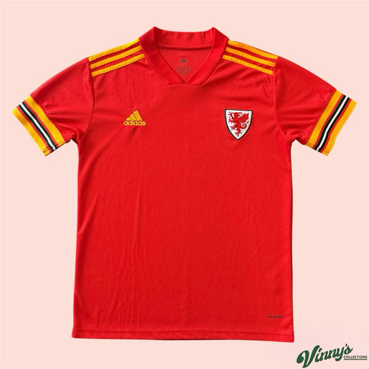 Adidas 2020 Wales National Soccer Kit Home Jersey Mens Medium