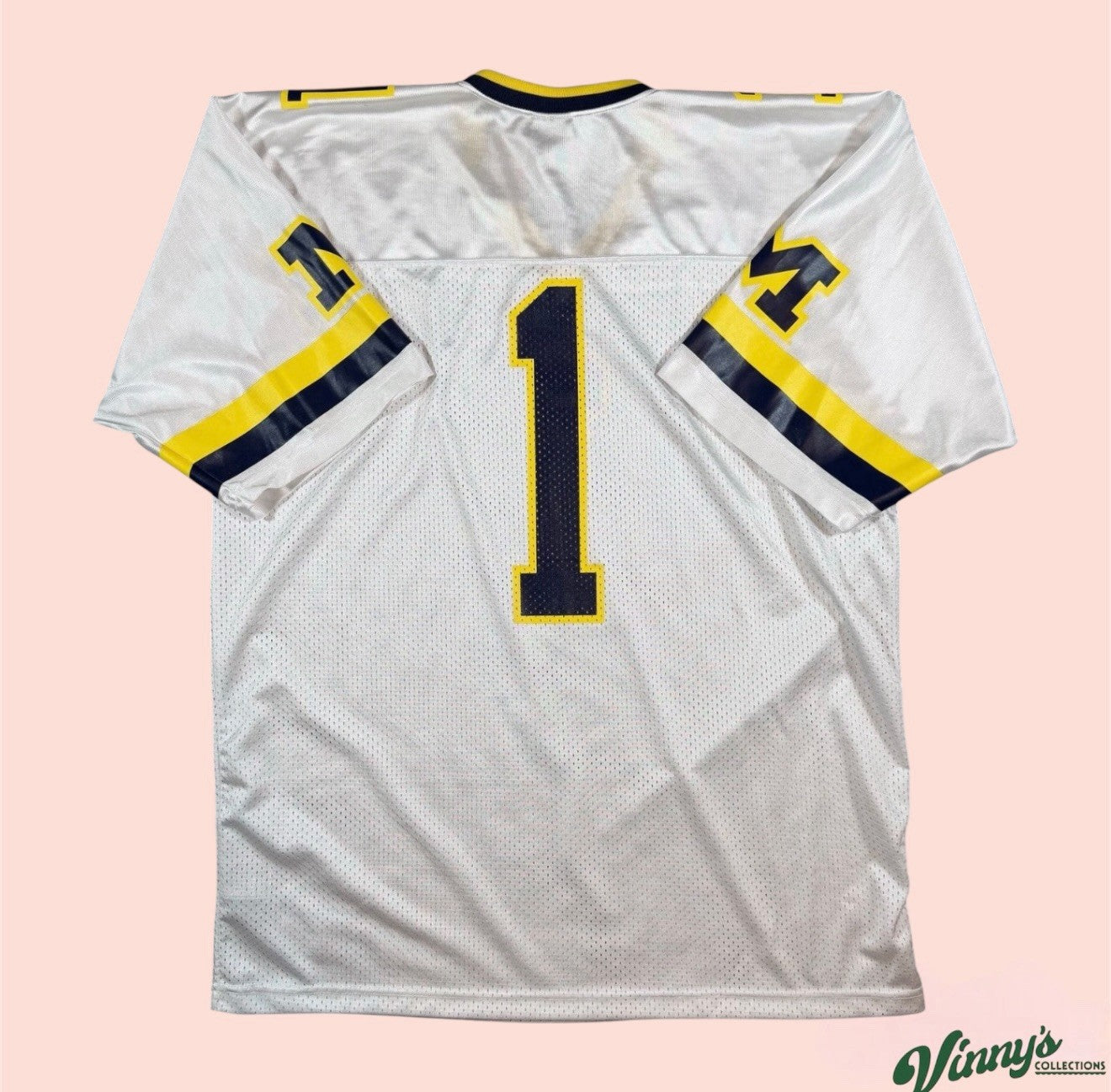 Vintage Nike NCAA Michigan Wolverines Football Jersey #1 Mens XL