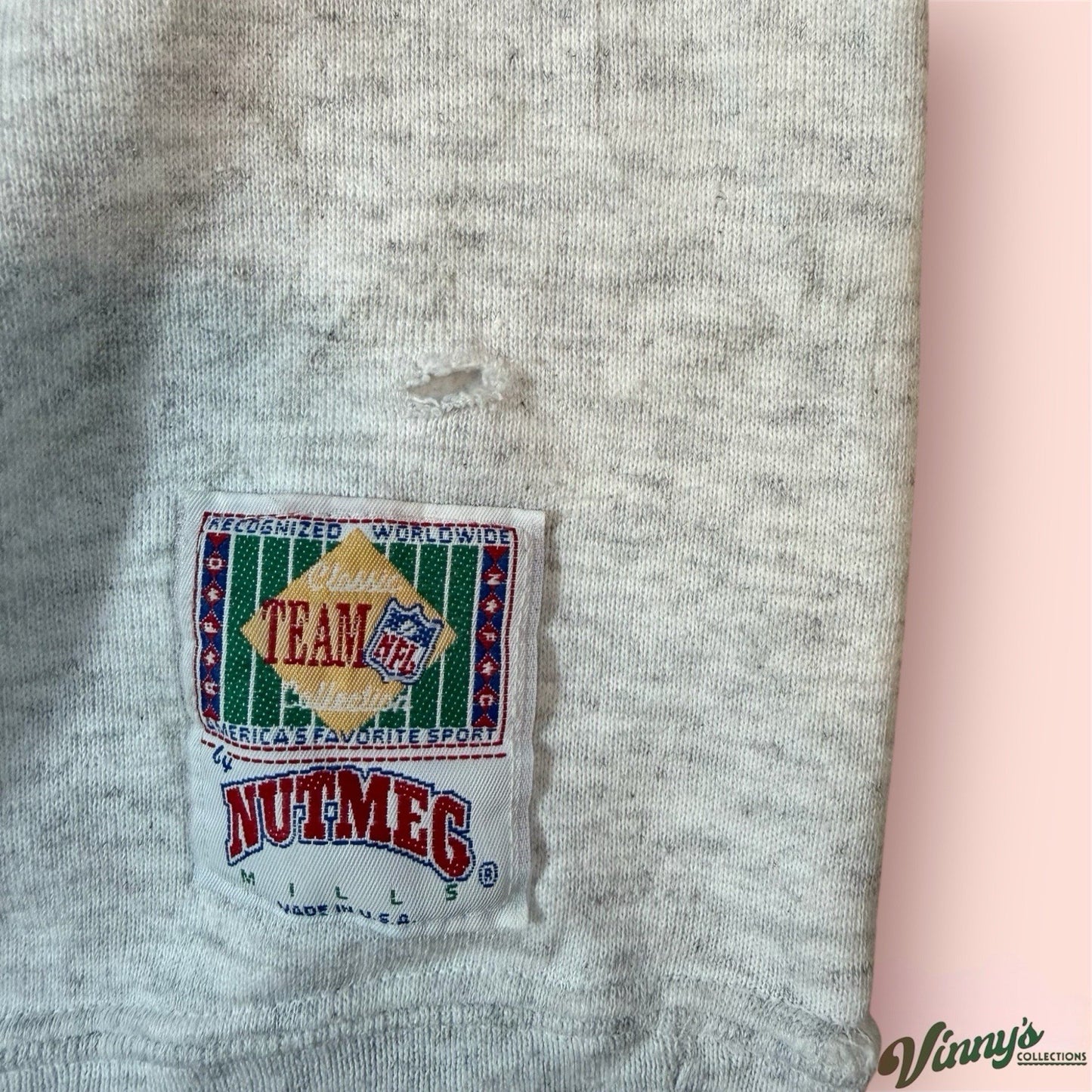 Vintage Nutmeg NFL Miami Dolphins Breakthrough Football Sweatshirt Mens XL