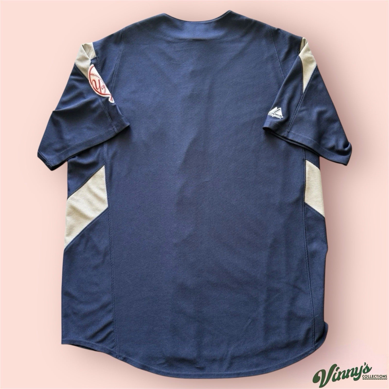 Majestic MLB New York Yankees Baseball Jersey Mens Large