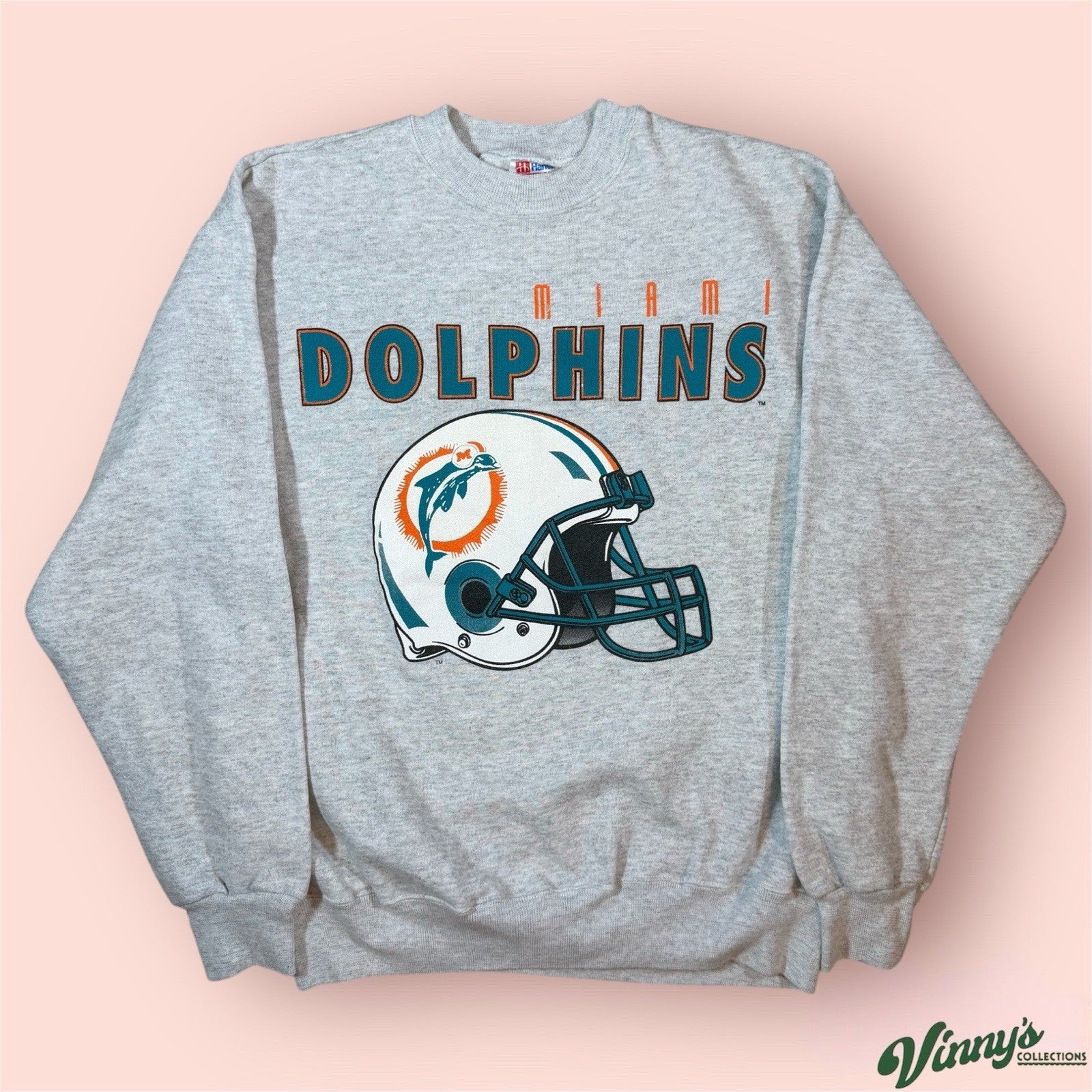 Vintage NFL Miami Dolphins Football Sweatshirt Mens Large