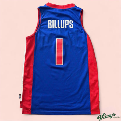 Reebok NBA Detroit Pistons Chauncey Billups Basketball Jersey Mens Medium