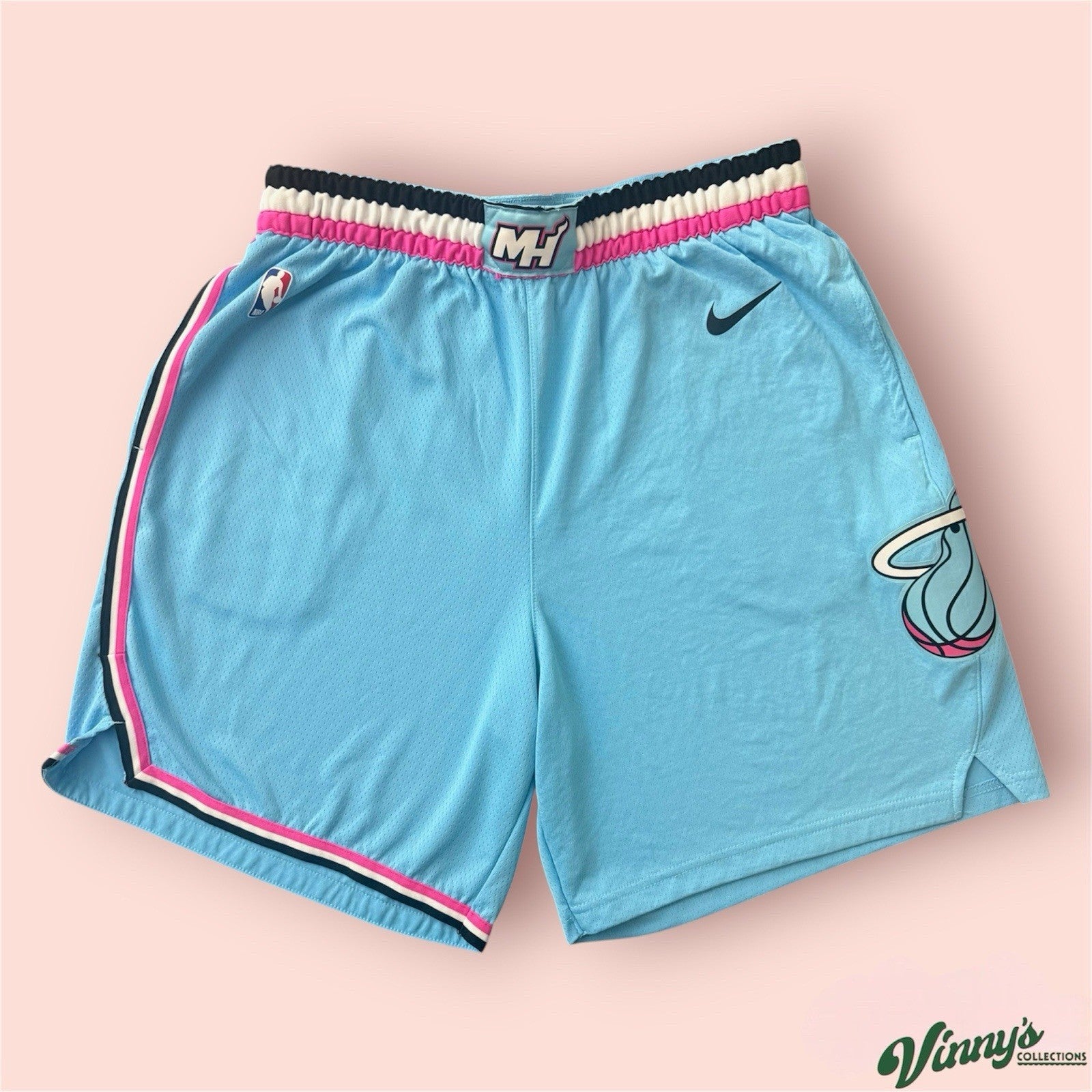 Nike NBA Miami Heat City Edition Basketball Shorts Mens 46 2XL