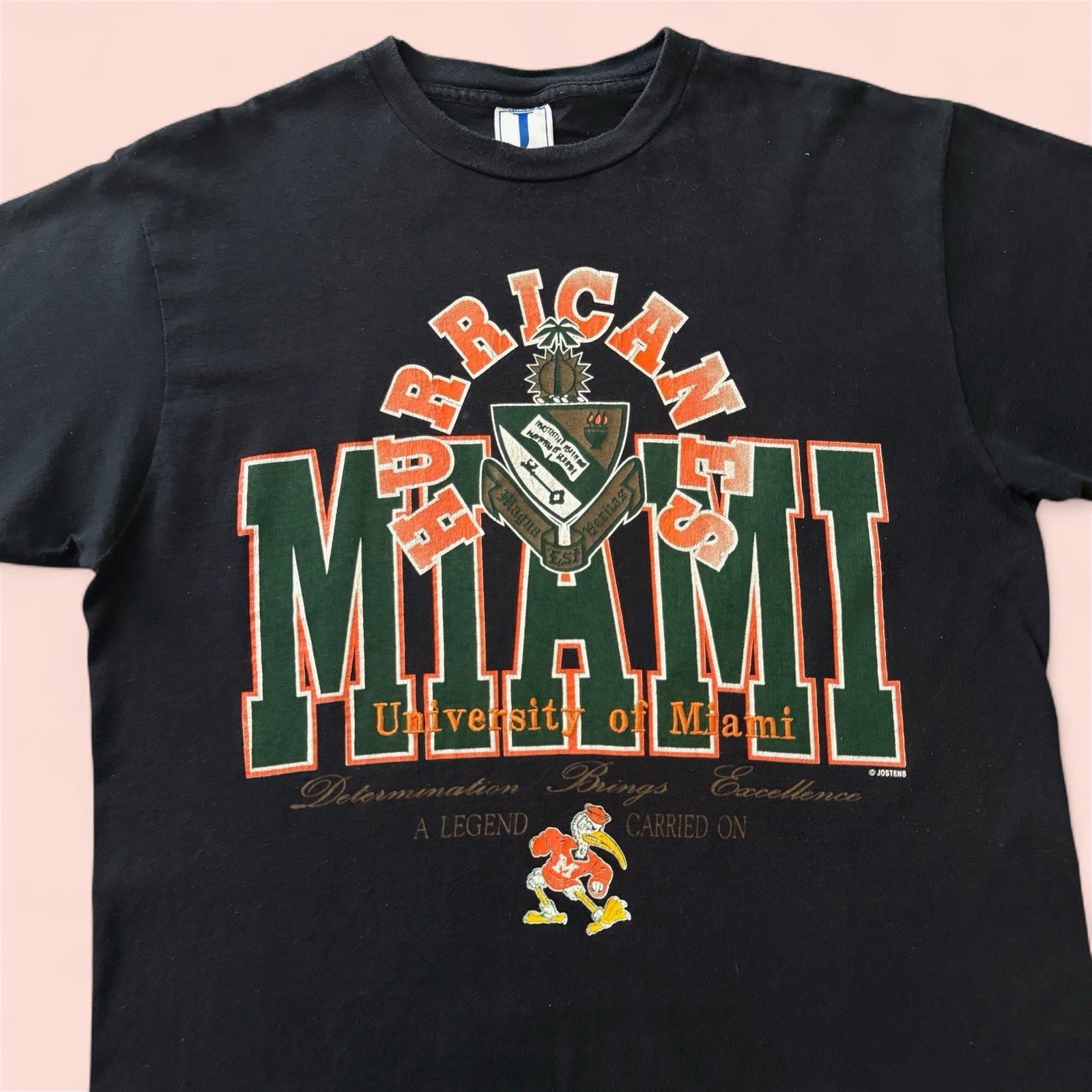 Vintage NCAA Miami Hurricanes College Shirt Mens Large