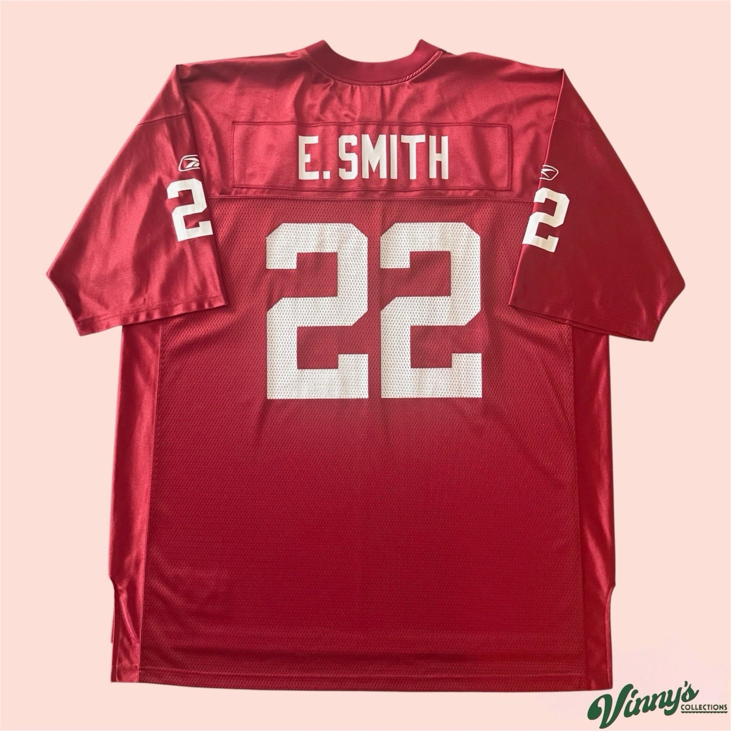 Reebok NFL Arizona Cardinals Emmitt Smith Football Jersey Mens 2XL