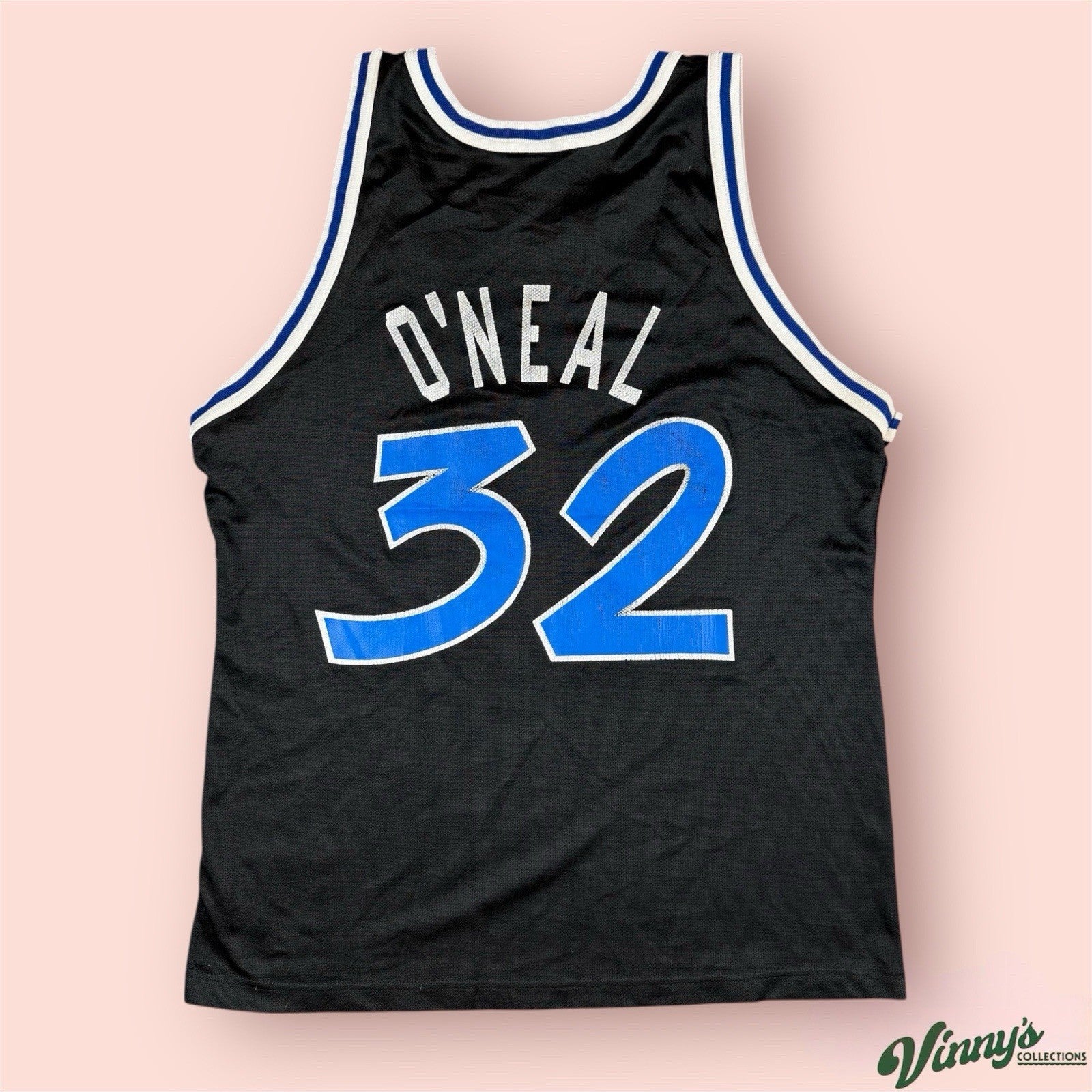 Champion NBA Orlando Magic Shaquille Oneal Basketball Jersey Mens 44 Large