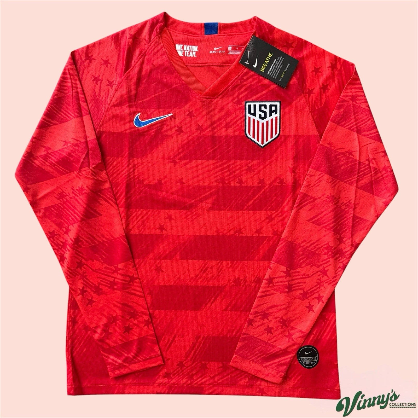 2019 Nike USMNT USA  Away Soccer Football Jersey Kit Mens Small