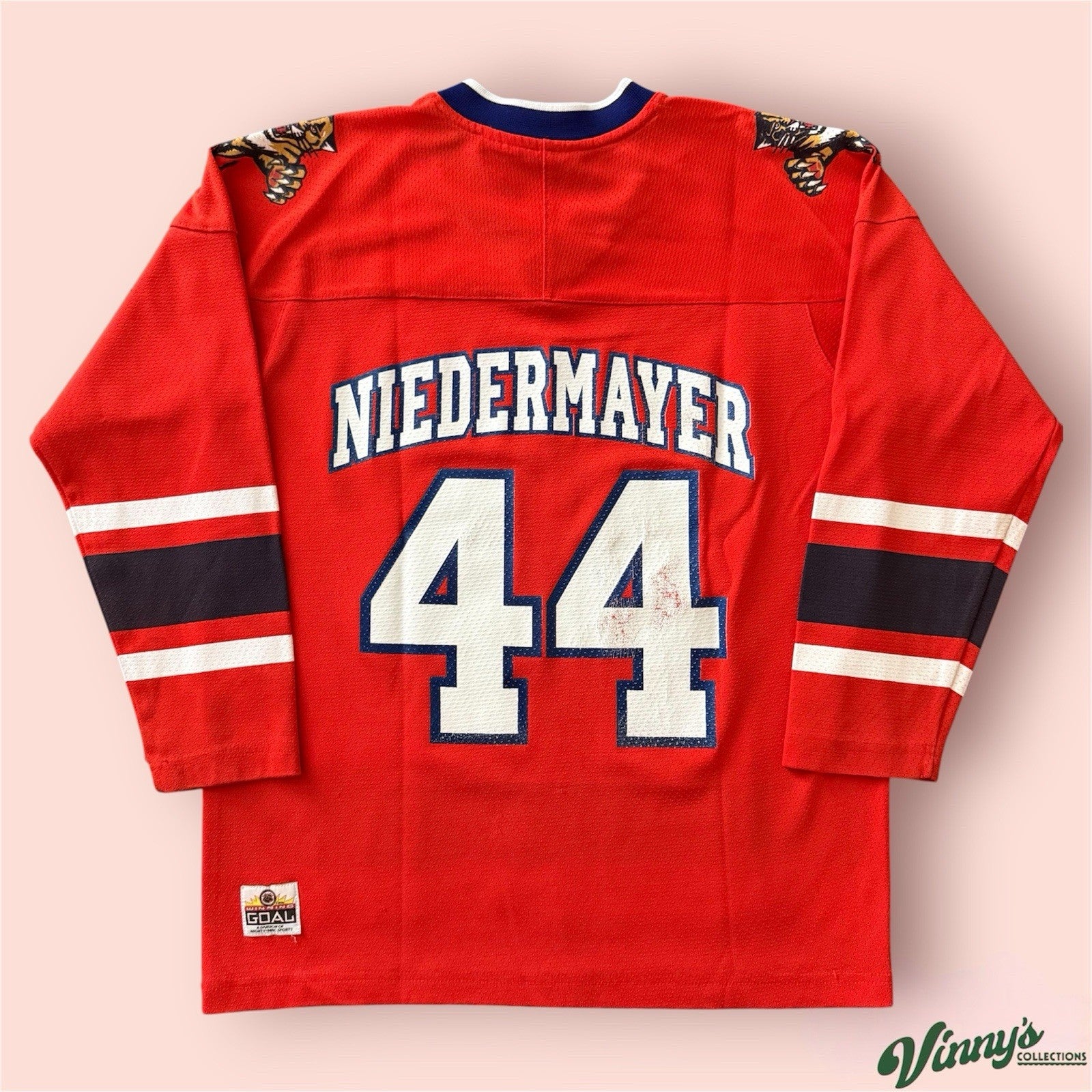 Vintage Florida Panthers Rob Niedermayer Hockey Jersey Youth Kids Large