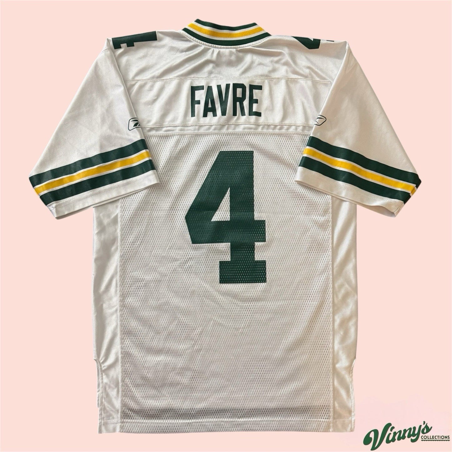 Reebok NFL Green Bay Packers Brett Favre Football Jersey Mens Small
