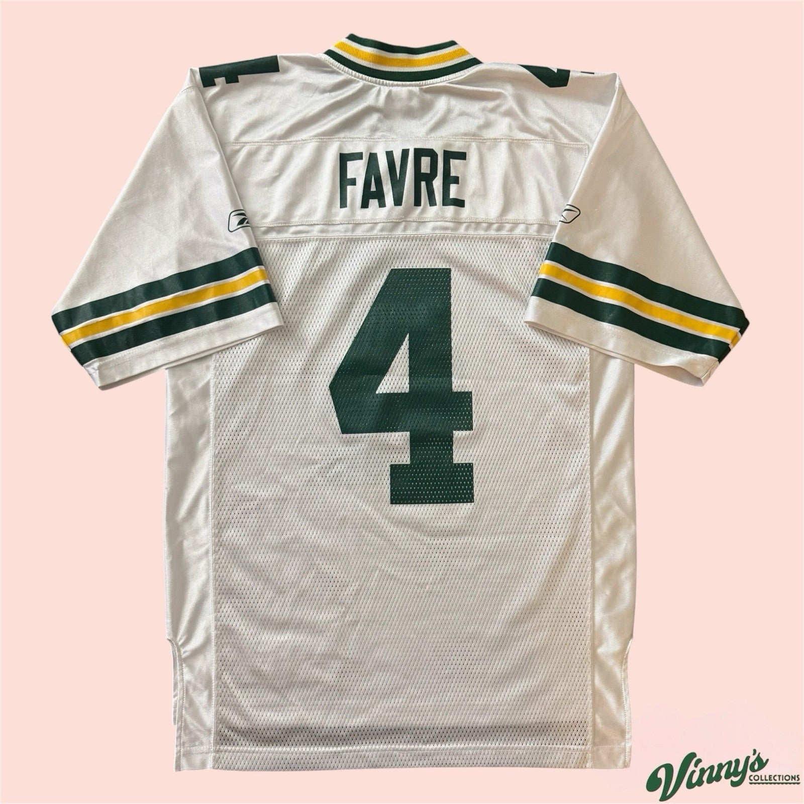 Reebok NFL Green Bay Packers Brett Favre Football Jersey Mens Small
