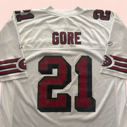 Reebok NFL San Francisco 49ers Frank Gore Football Jersey Mens Large