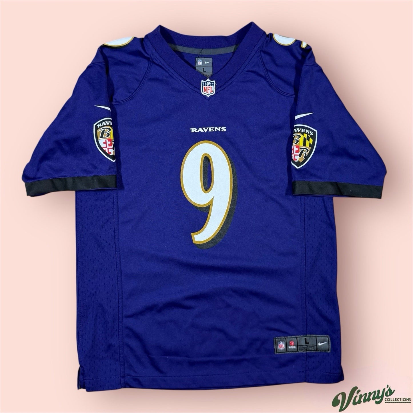 Nike NFL Baltimore Ravens Justin Tucker Football Jersey Mens Large