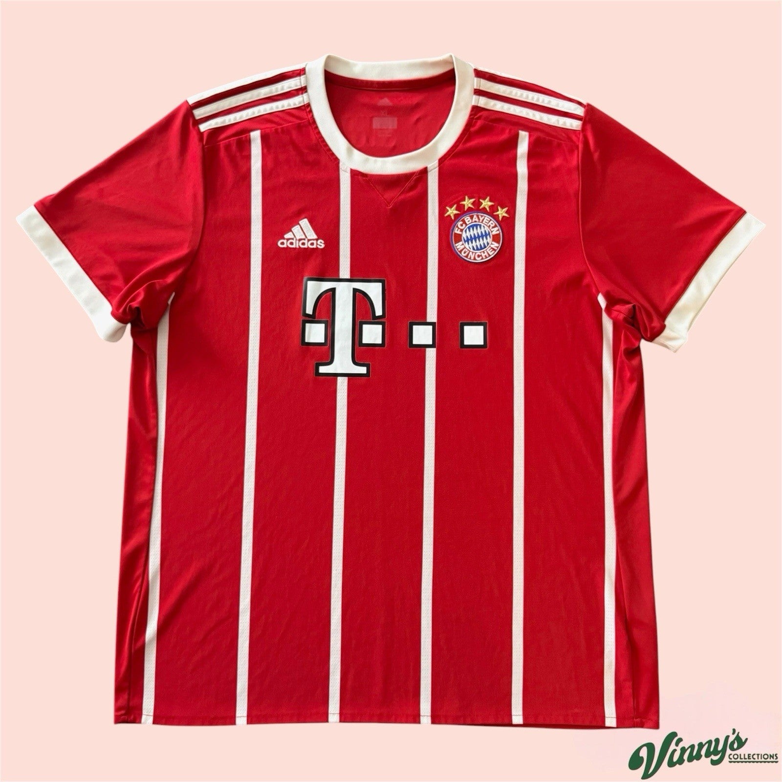 2017/18 Adidas FC Bayern Munich Soccer Football Kit Jersey Mens XL