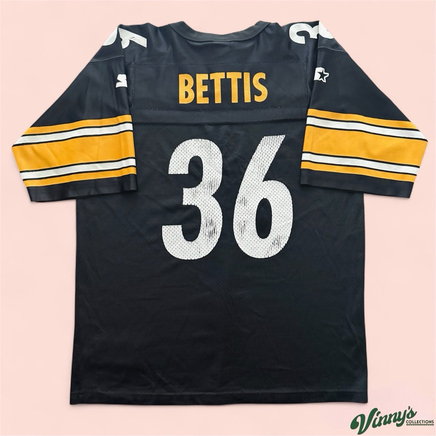Starter NFL Pittsburgh Steelers Jerome Bettis Football Jersey Mens 48 Large