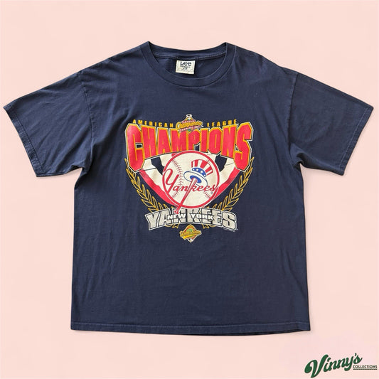 Vintage 1996 Lee Sport MLB New York Yankees Baseball Shirt Mens XL