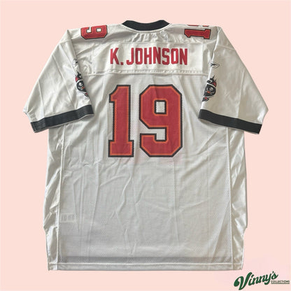 Reebok NFL Tampa Buccaneers Keyshawn Johnson Football Jersey Mens 2XL
