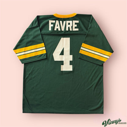 Vintage Logo 7 NFL Green Bay Packers Brett Favre Football Jersey Mens Large