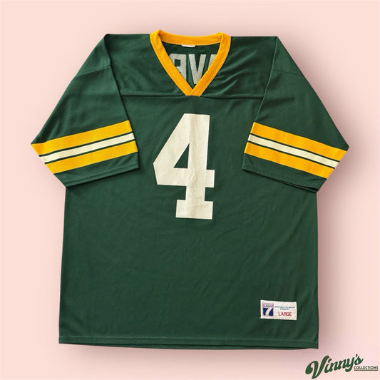 Vintage Logo 7 NFL Green Bay Packers Brett Favre Football Jersey Mens Large