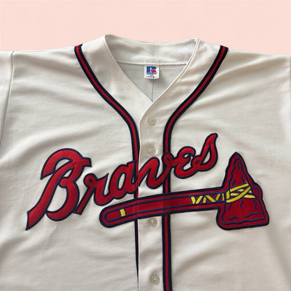 Russell Athletic MLB Atlanta Braves Baseball Jersey Mens XL