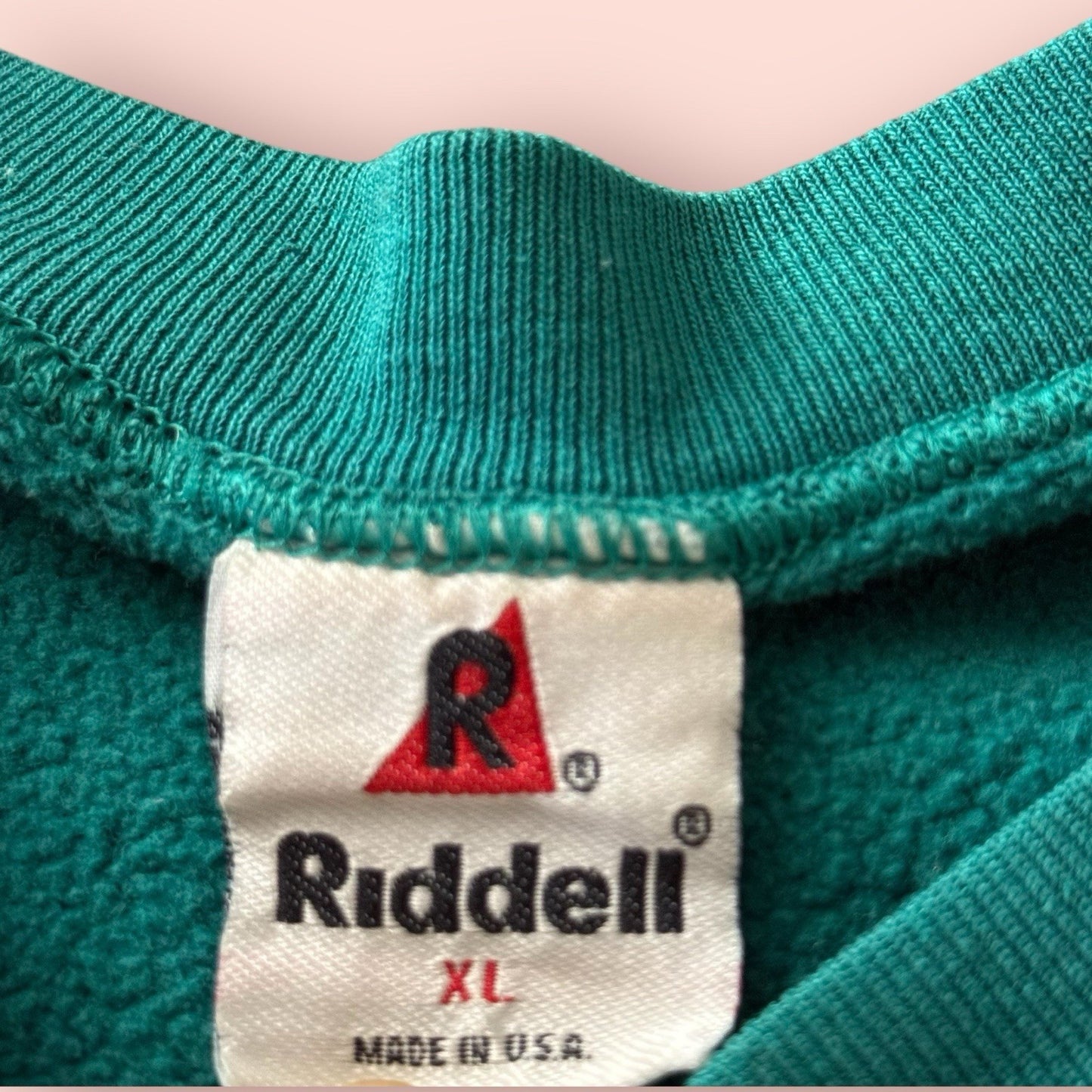 1994 Vintage Riddell NFL Miami Dolphins Football Sweatshirt Mens XL