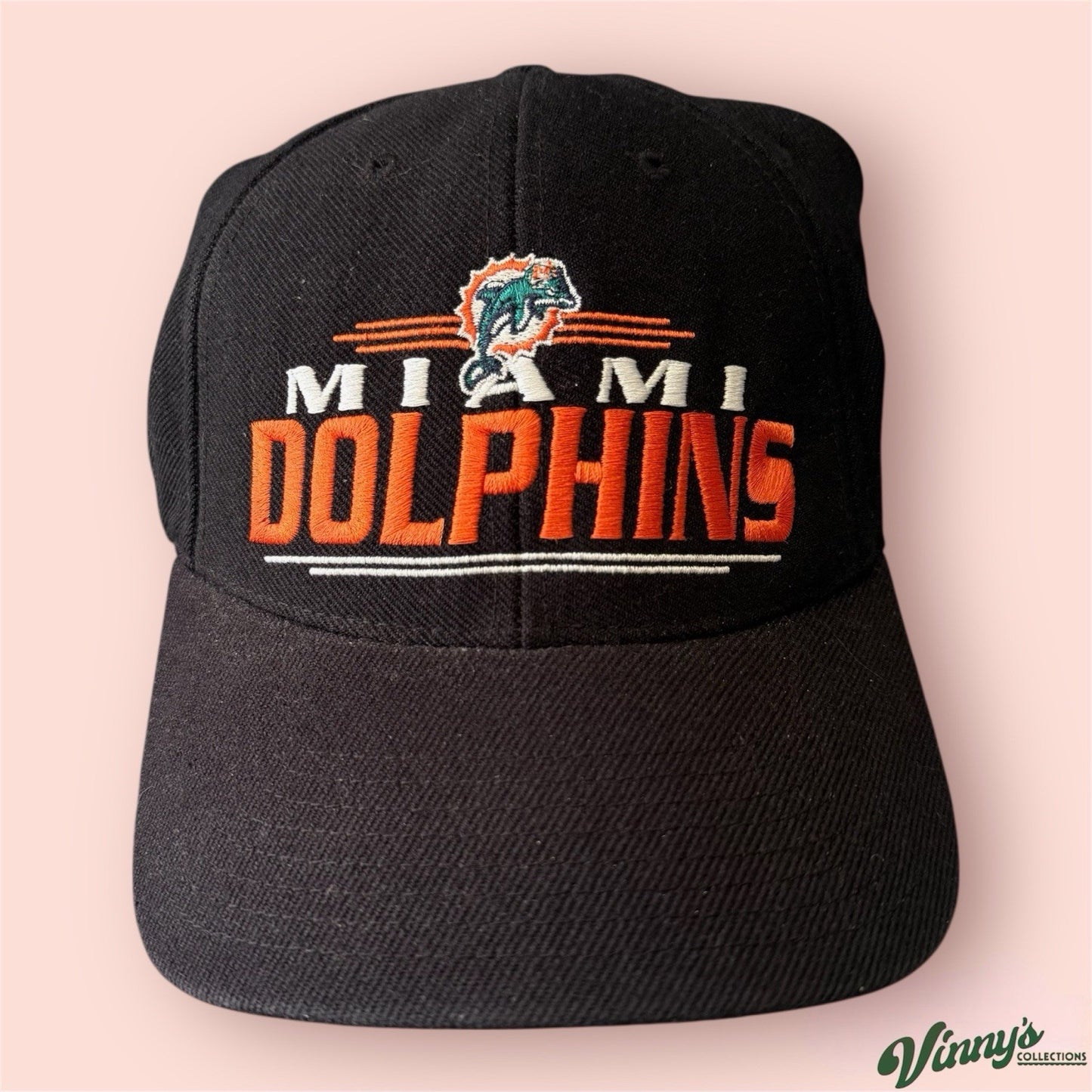 Vintage Twins Enterprise NFL Miami Dolphins Football SnapBack Hat