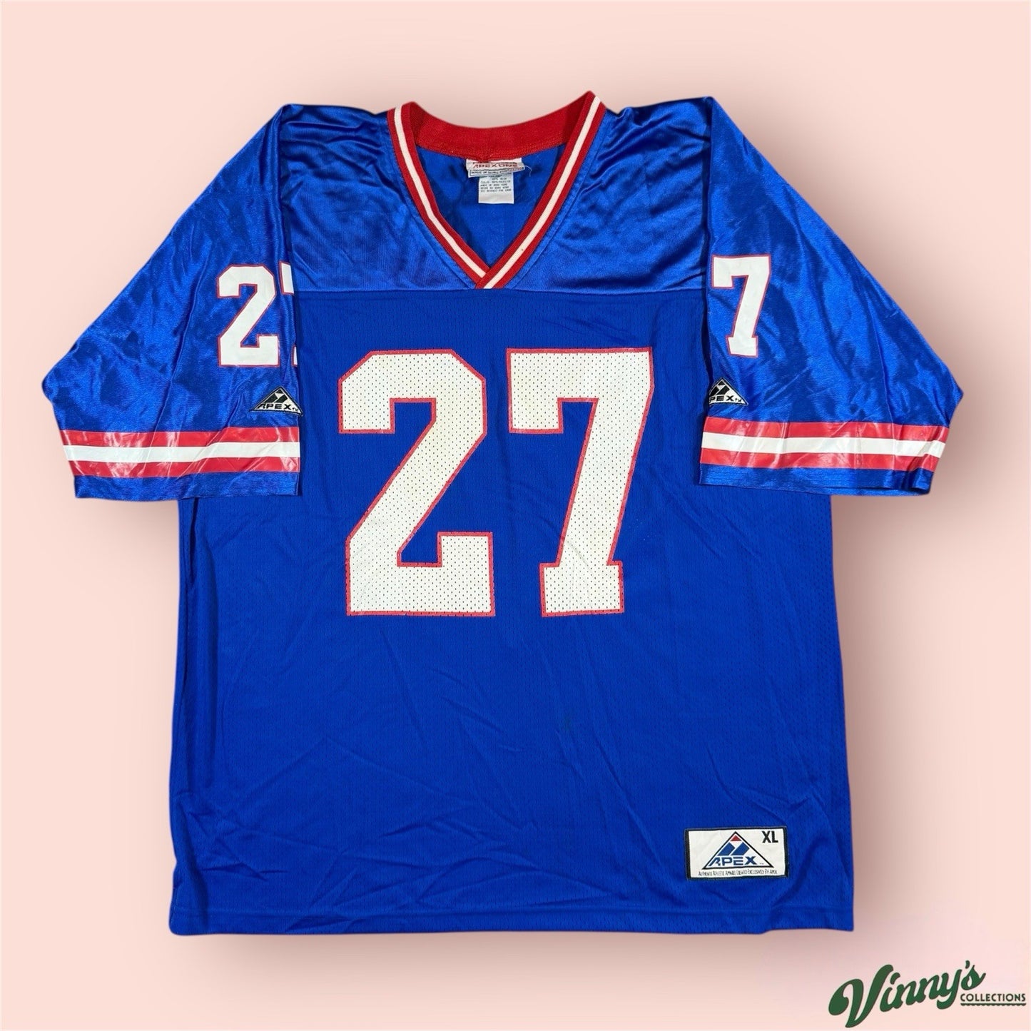 Vintage Apex One NFL New York Giants Rodney Hampton Football Jersey Mens XL