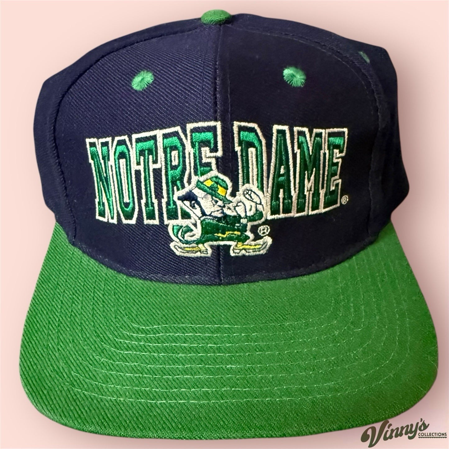 Vintage NCAA Notre Dame Fighting Irish College Football Snapback Hat