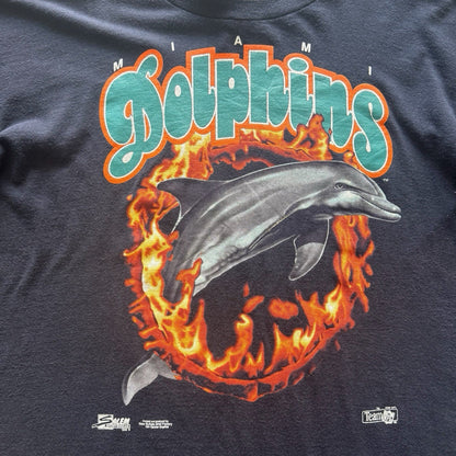 Vintage Salem Sportswear NFL Miami Dolphins Football Shirt Mens XL