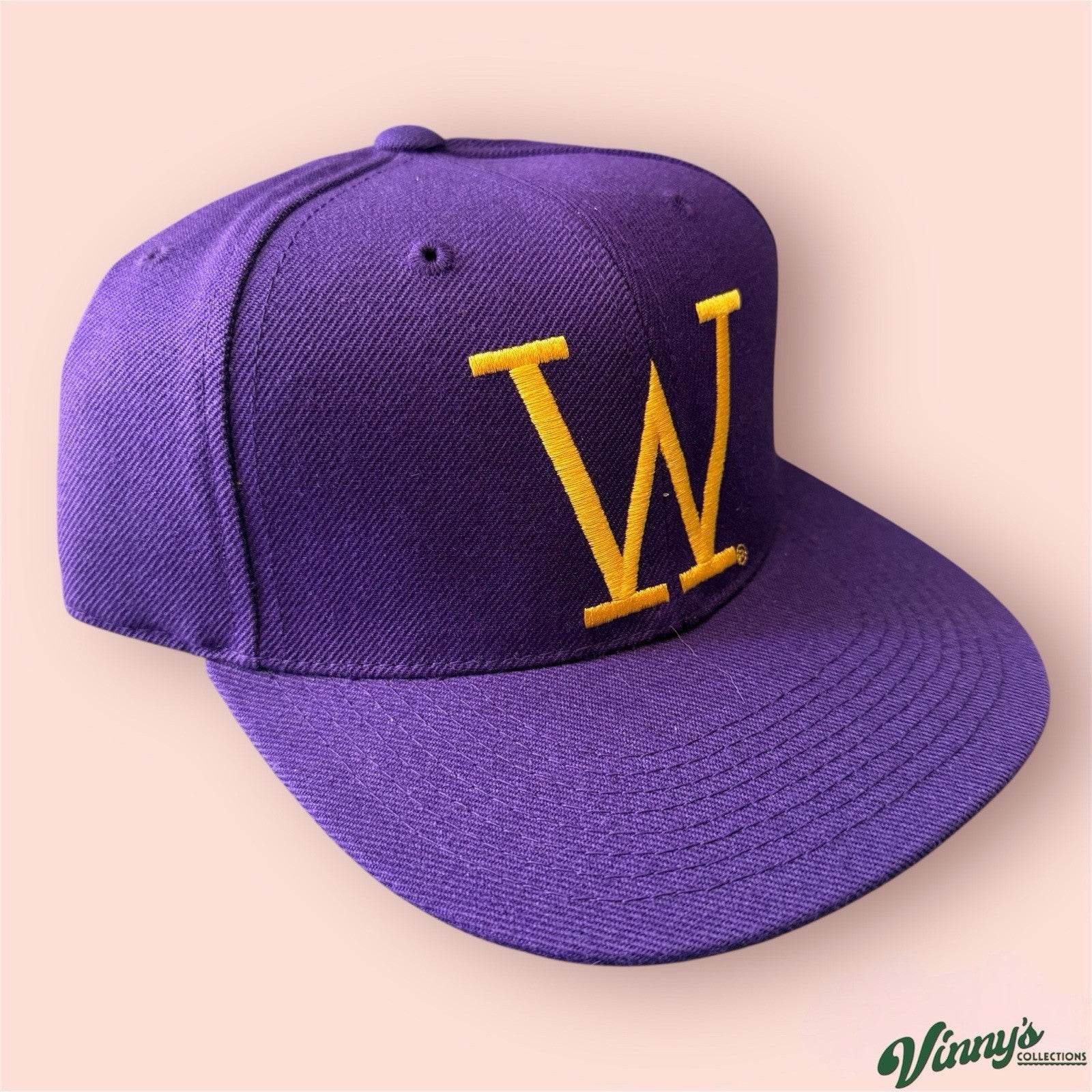 Vintage NCAA Washington Huskies College Fitted Hat 6 7/8