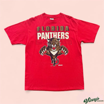 Vintage 1993 NHL Florida Panthers Hockey Shirt Mens XL