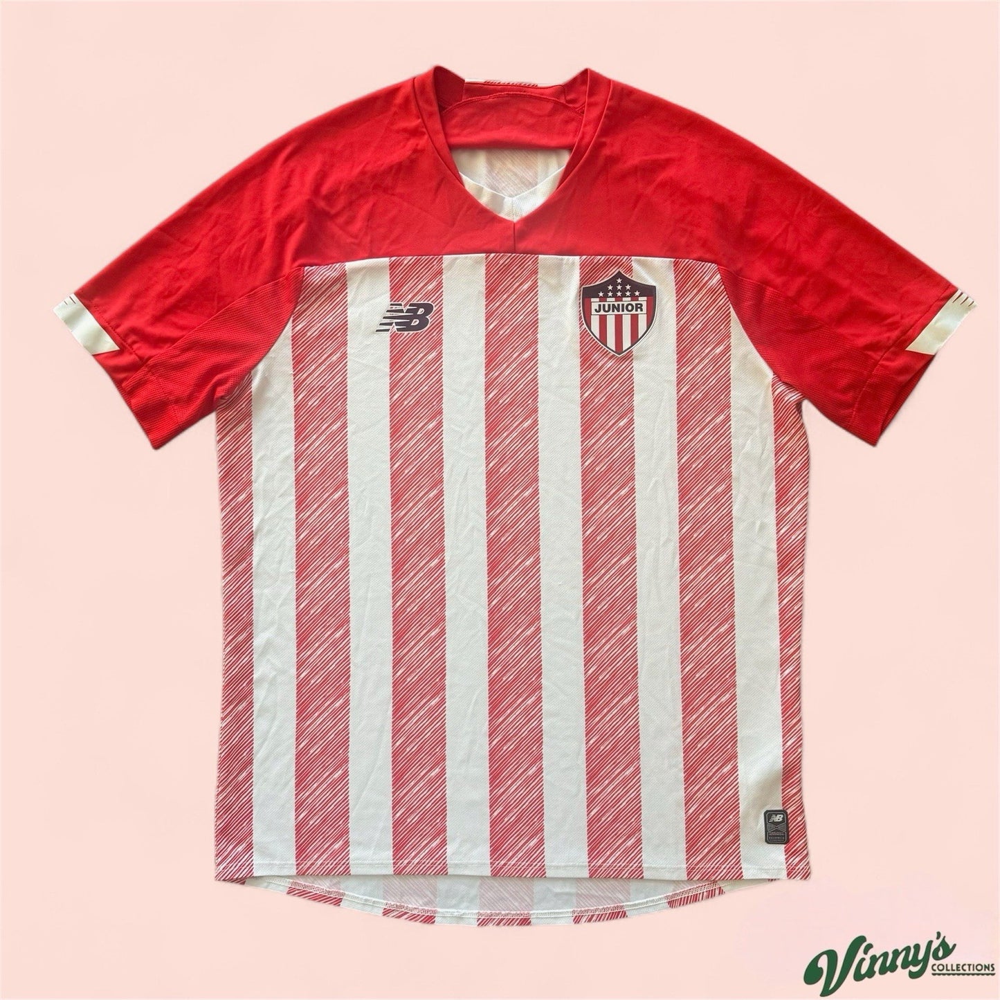 2020 New Balance Atletico Junior Barranquilla Soccer Home Kit Jersey Mens Large