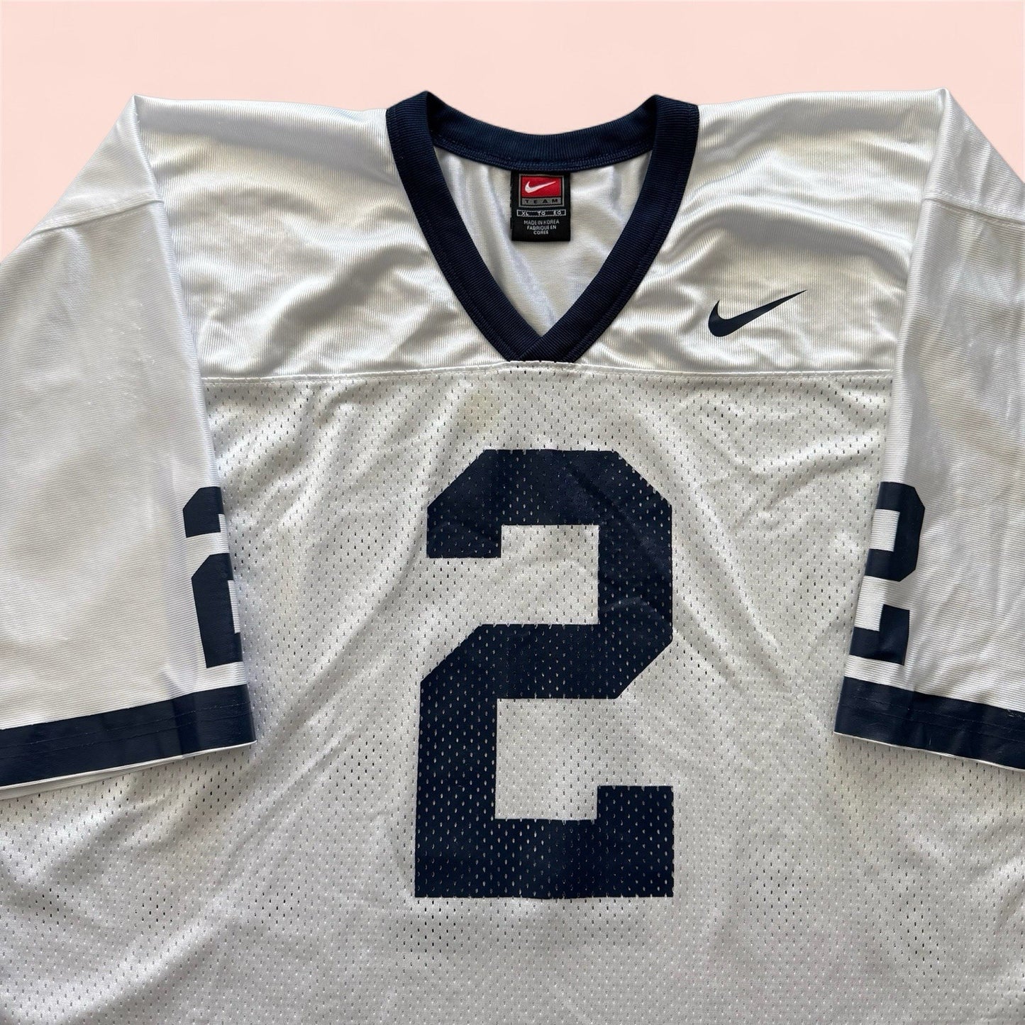 Vintage Nike NCAA Penn State Nittany Lions Football Jersey #2 Mens XL
