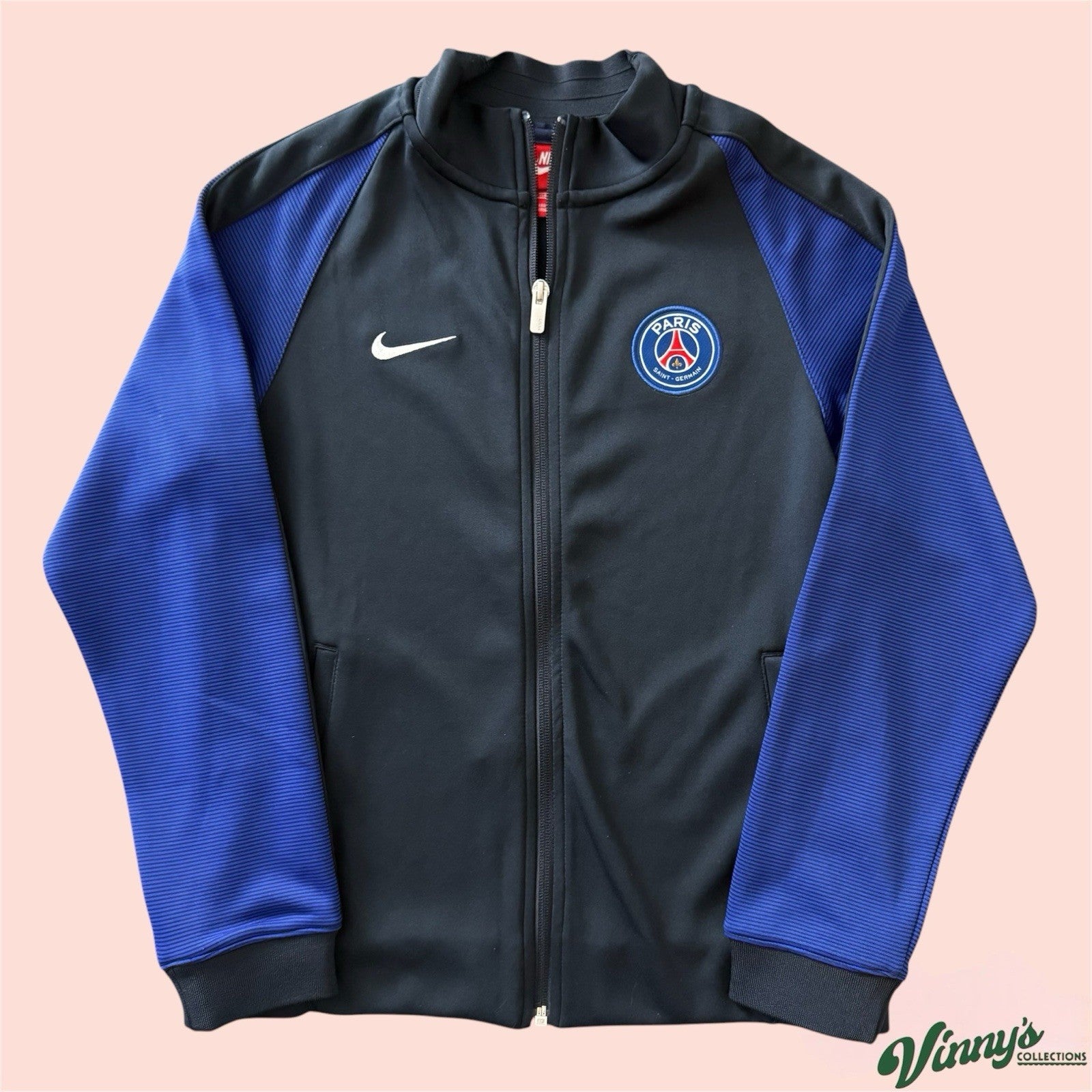 Nike Paris Saint Germain PSG Soccer Sweater Jacket Mens Large