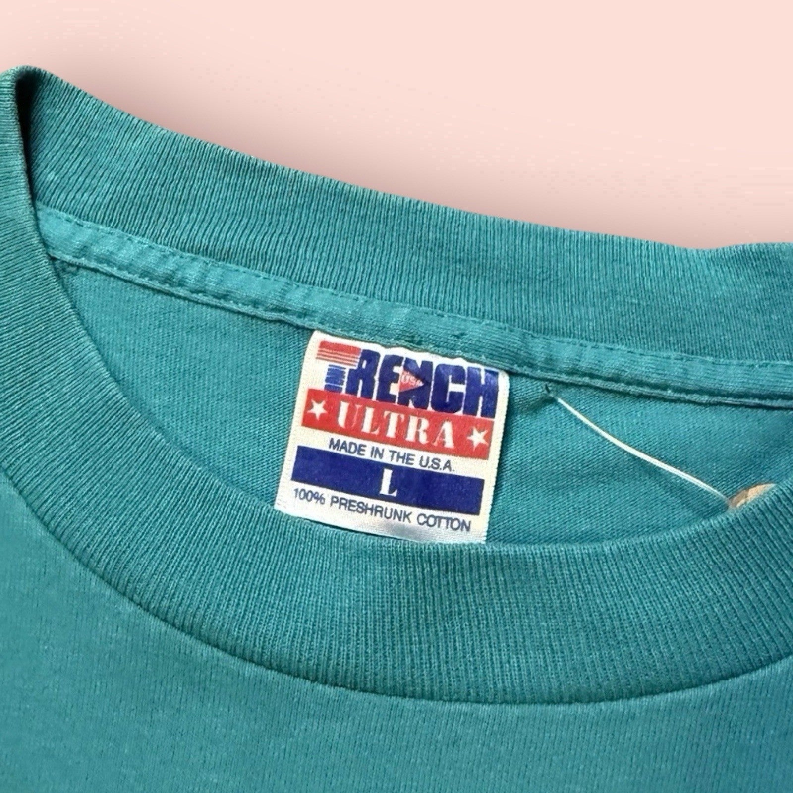 Vintage Trench 1993 NFL Miami Dolphins Football Shirt Mens Large