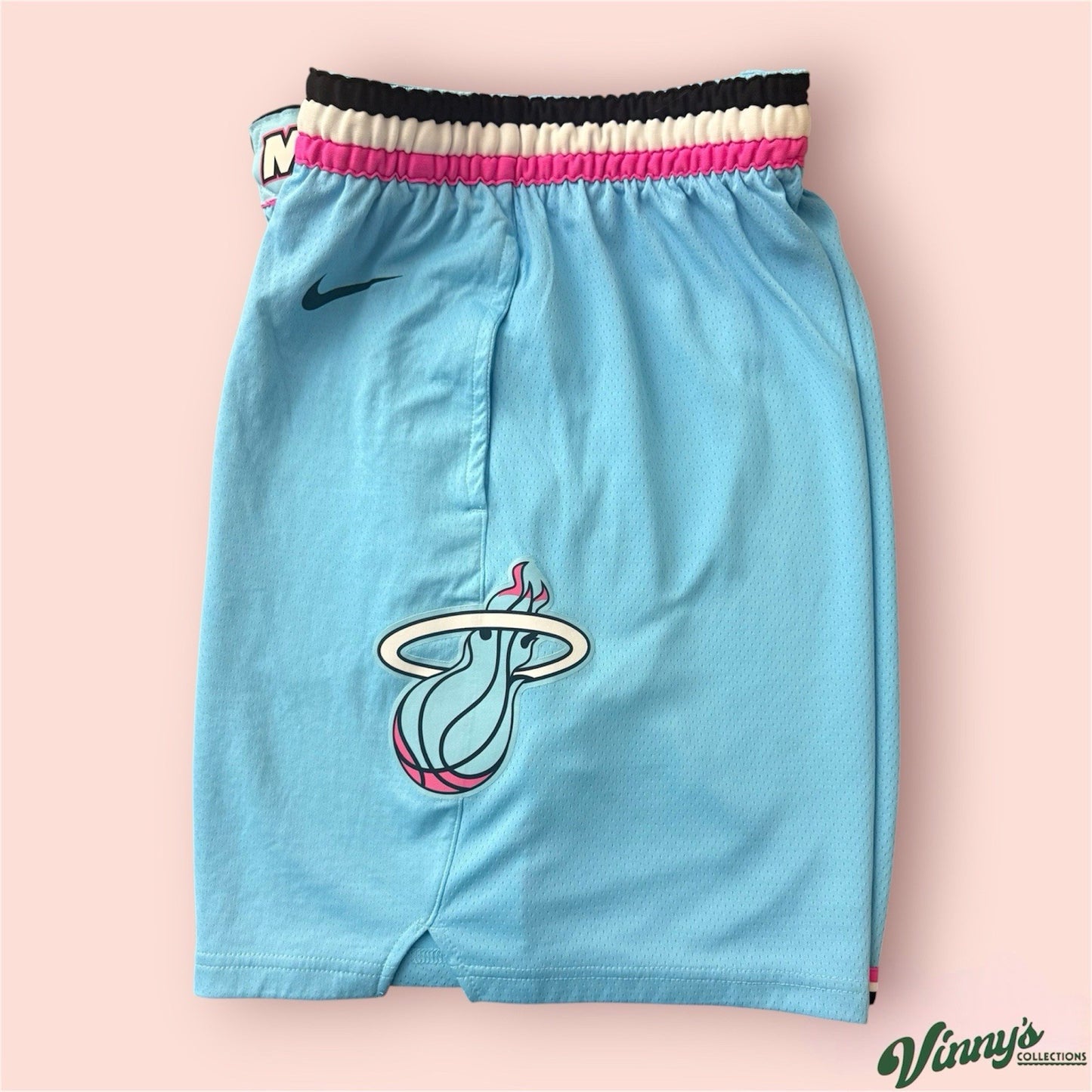 Nike NBA Miami Heat City Edition Basketball Shorts Mens 46 2XL