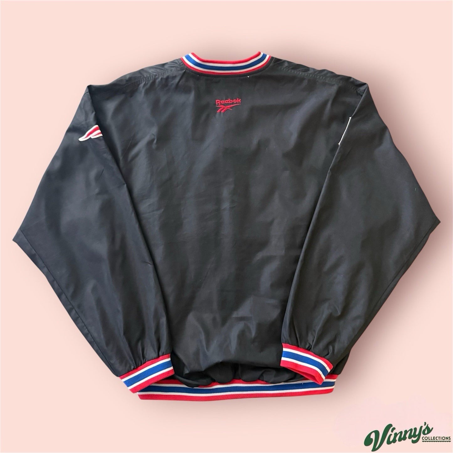 Reebok NFL New England Patriots Football Pullover Jacket Mens XL