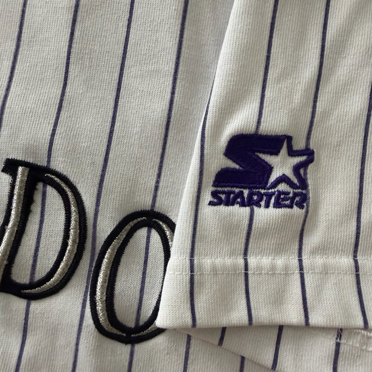 Starter MLB Colorado Rockies Dante Bichette Baseball Jersey Mens XL