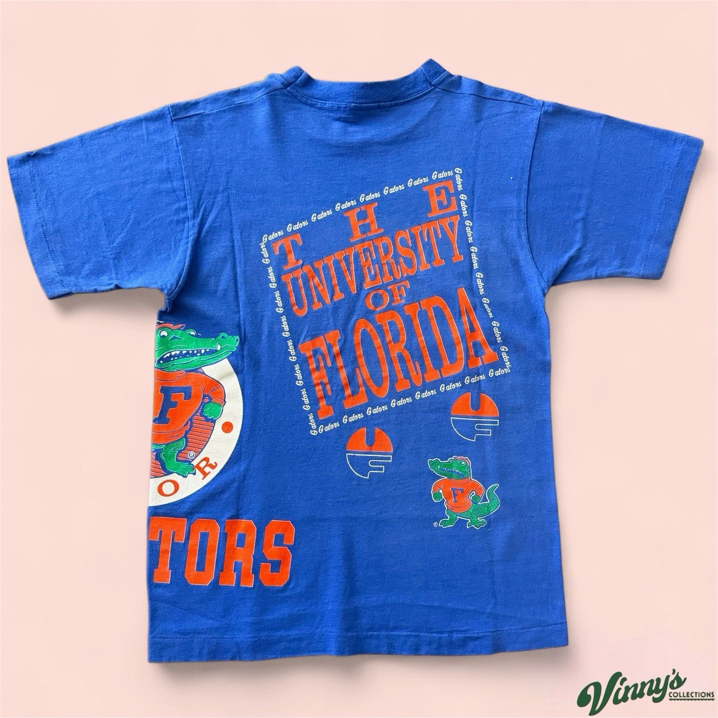 Vintage NCAA Florida Gators AOP College Shirt Mens Medium