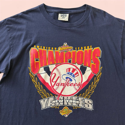 Vintage 1996 Lee Sport MLB New York Yankees Baseball Shirt Mens XL