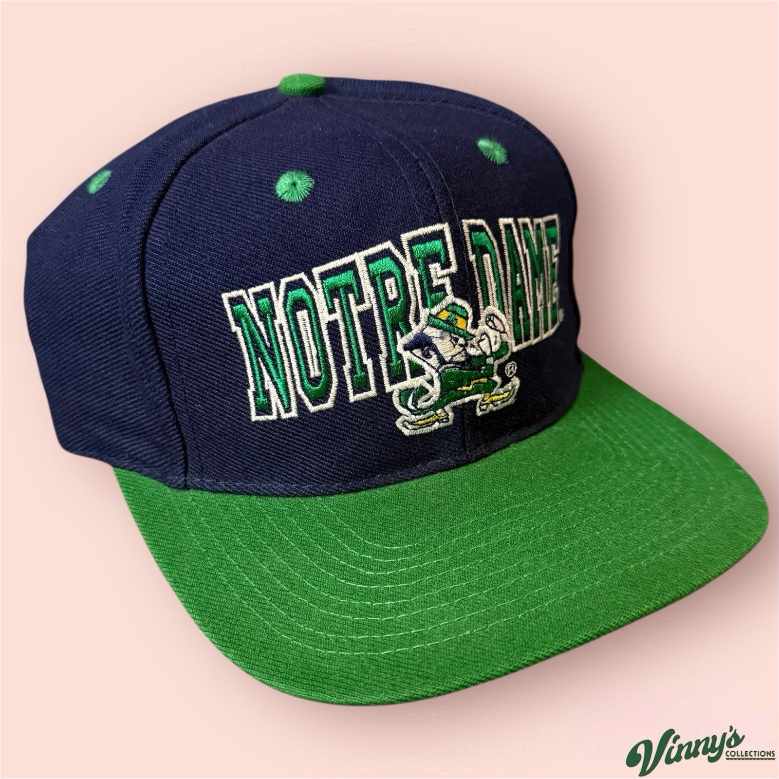 Vintage NCAA Notre Dame Fighting Irish College Football Snapback Hat