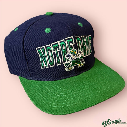 Vintage NCAA Notre Dame Fighting Irish College Football Snapback Hat