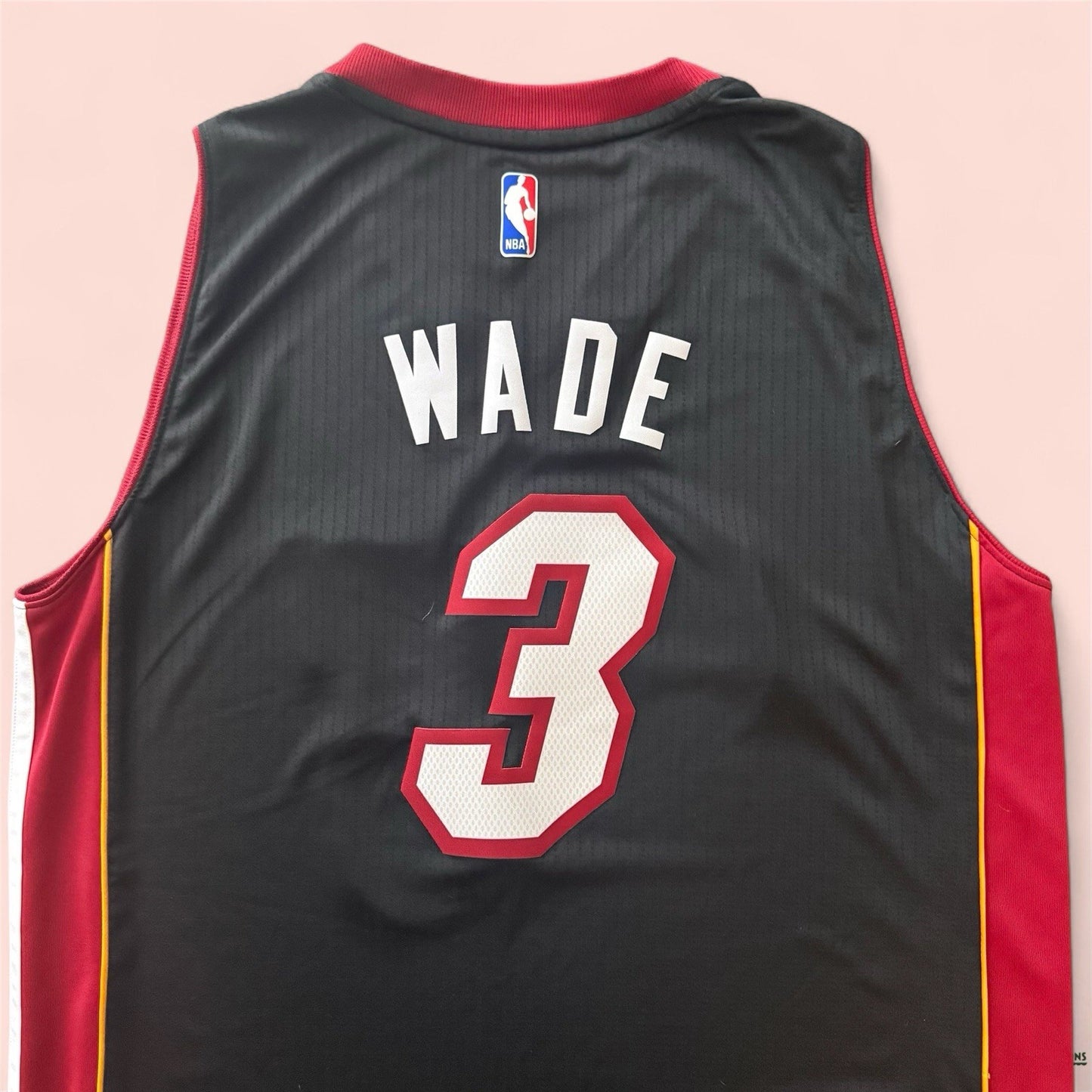 Adidas NBA Miami Heat Dwyane Wade Basketball Jersey Mens XL