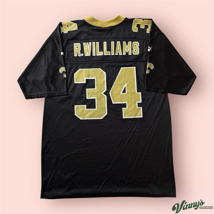 Puma NFL New Orleans Saints Ricky Williams Football Jersey Mens Large