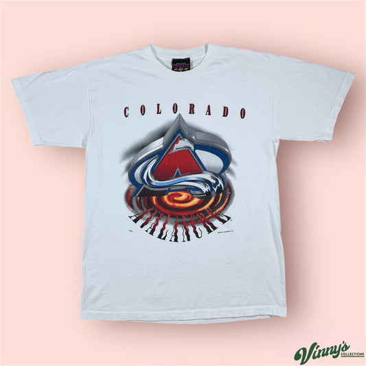 Vintage NHL Colorado Avalanche Hockey Shirt Mens Large