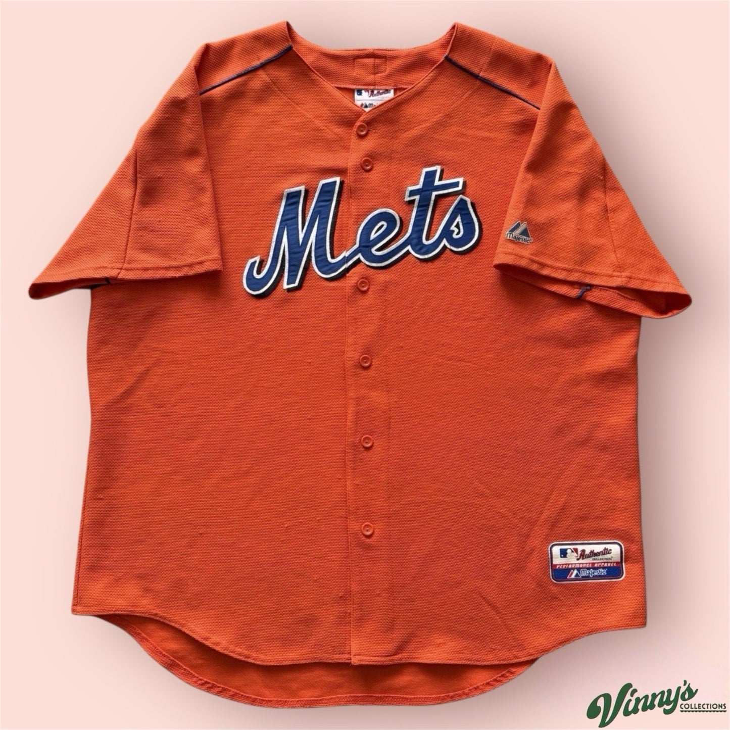 Majestic MLB New York Mets Baseball Jersey Mens XL