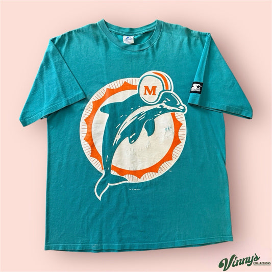 Vintage 1994 Starter NFL Miami Dolphins Football Shirt Mens Large