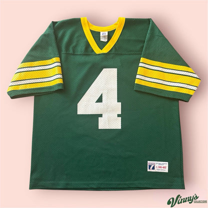 Vintage Logo 7 NFL Green Bay Packers Brett Favre Football Jersey Mens Large